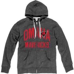 BLUE 84 OMAHA BULL LOGO MAVERICKS FULL ZIP JACKET